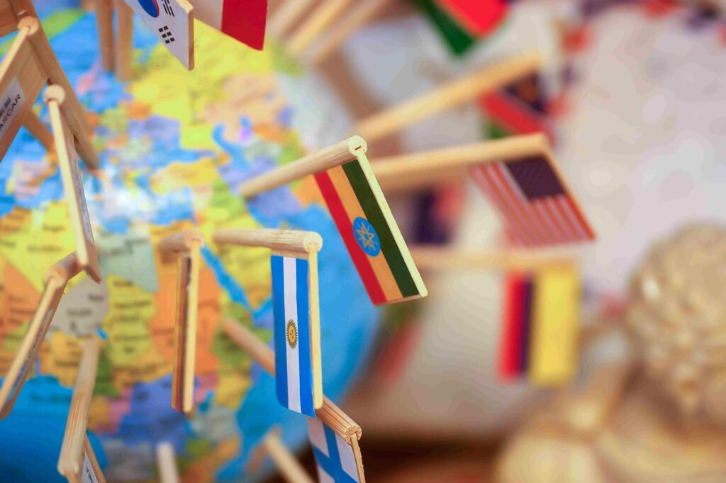Cultural alignment in outsourcing: world map highlighting outsourcing regions representing how Latin America India and Eastern Europe compare on communication style and time zone overlap with U.S. teams