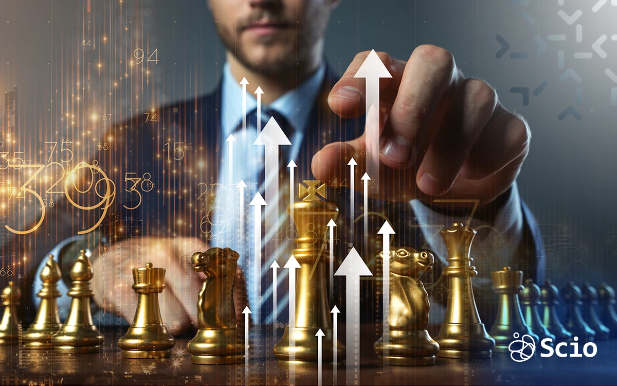 CTO planning an IT modernization roadmap using a chess-strategy metaphor, shifting from reactive maintenance to innovation with a nearshore partner.
