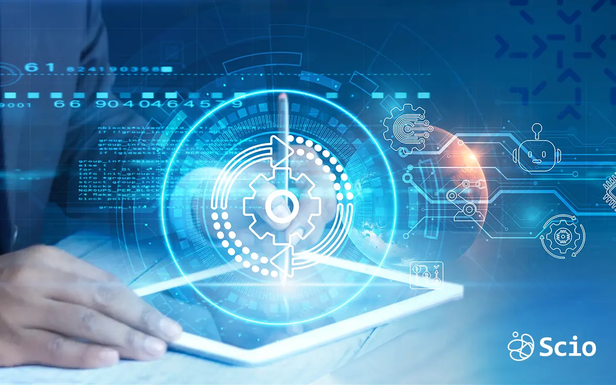 Digital dashboard with global software analytics visualized on tablet — concept of Latin America's growing role in tech outsourcing