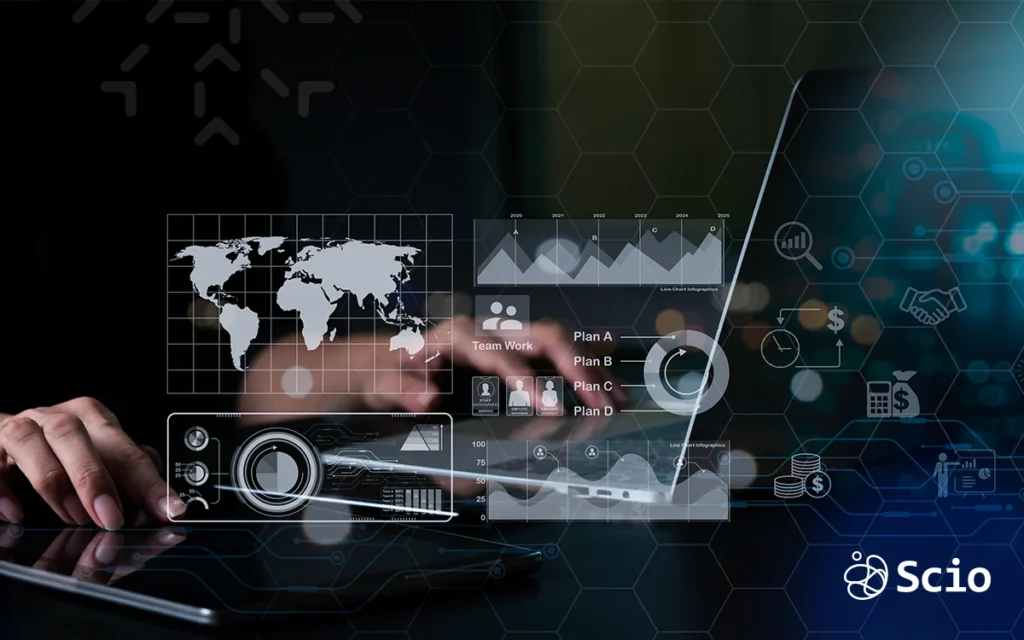 Vendor consolidation: technology leader analyzing global outsourcing data to streamline vendor relationships and improve software delivery efficiency through strategic partner reduction
