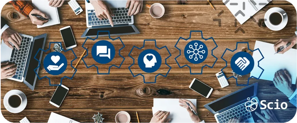 Five practices for building distributed team trust including culture as a system communication beyond tools soft skills connection and values alignment