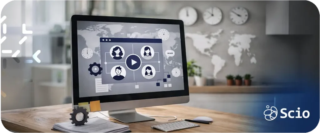 Aligned software engineering team using documentation-first communication practices to maintain shared context across distributed and nearshore team members