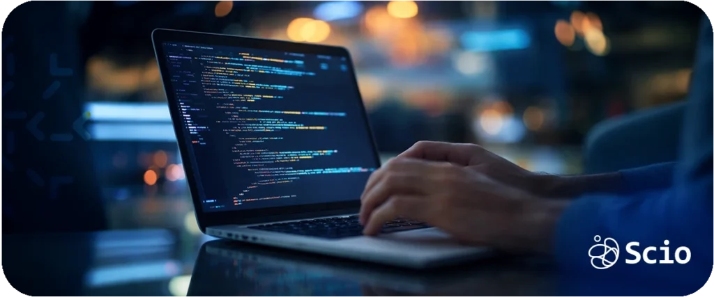 Code is not enough: developer working alone at night representing the moment when technical execution confronts the deeper questions of trust, integrity, and impact in product building
