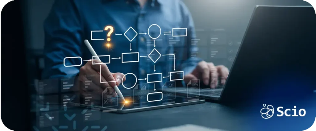 Engineering leader reviewing a heavily scheduled calendar representing the accumulated leadership work that crowds out strategic thinking at scale