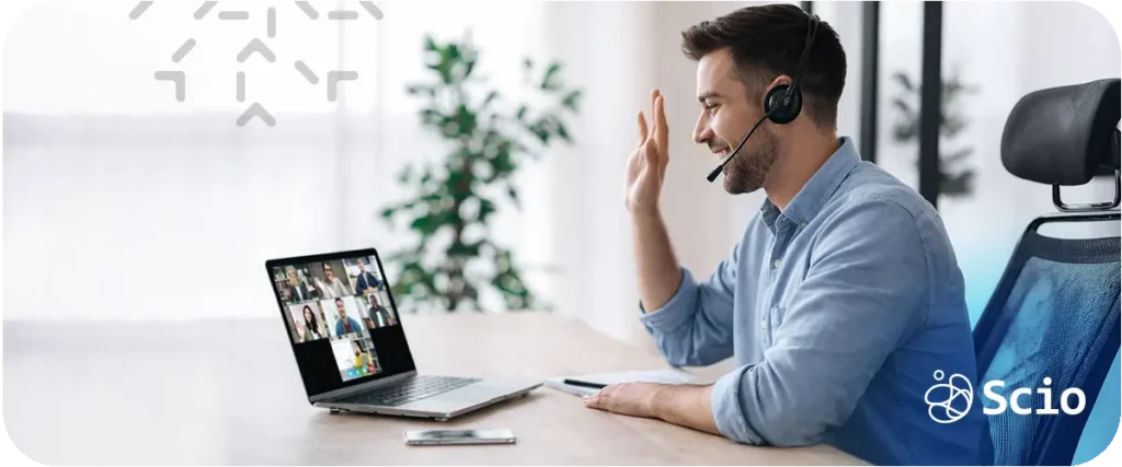 US engineering leader and Latin American nearshore developer collaborating in real time as integrated team members rather than vendor-client relationship