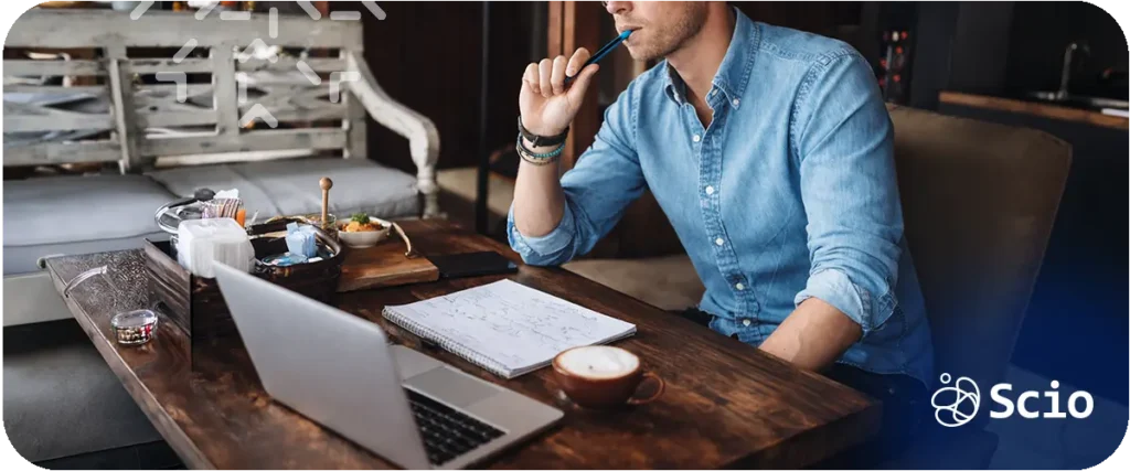 Entrepreneur or founder in a moment of reflection representing the decision to fulfill a public commitment even when it requires personal sacrifice