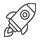 Onboarding rocket icon